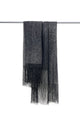 Metallic Thread Woven Tassel Scarf / Shawl