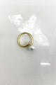 Elegant Pearl Twist Detail Ring