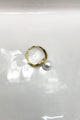 Pearl & Diamante Twist Detail Ring