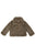 Oversized Lapel Faux Fur Sleeved Jacket