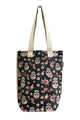 Cute Skull & Rose Print Cotton Tote Bag (Pack Of 3)