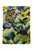 Japanese Tiger and Samurai Warrior Print Silk Scarf