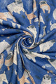 Pug Dog Print Frayed Scarf