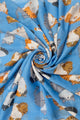 Cuddly Cat/Kitten Print Frayed Scarf