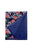 Ethnic Floral Print Wool Frayed Scarf