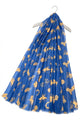 Equestrian Horse Print Frayed Scarf