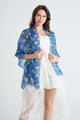 Equestrian Horse Print Frayed Scarf