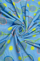 Wimbledon Tennis Print Frayed Scarf