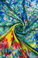 Floral Meadow Silk Cover Up