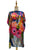 Bright Floral Bouquet Silk Cover Up