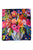 Bright Floral Bouquet Silk Cover Up