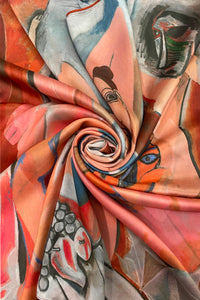 Picasso Les Demoiselles Silk Cover Up
