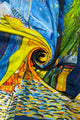 Van Gogh Terrace at Night Silk Cover Up