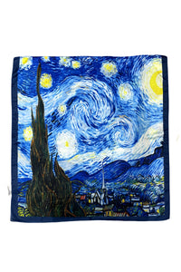 Van Gogh Starry Night Silk Cover Up