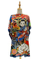 Japanese Cartoon Silk Cover Up