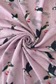 Puffin Bird Print Frayed Scarf