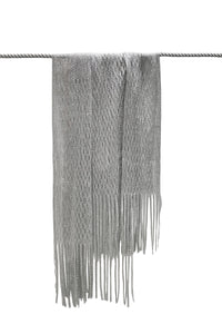Mesh Tassel Scarf/ Shawl
