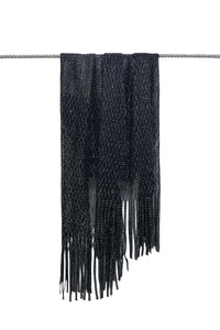 Mesh Tassel Scarf/ Shawl