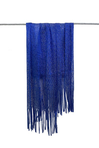 Mesh Tassel Scarf/ Shawl