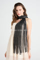 Mesh Tassel Scarf/ Shawl