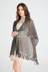 Mesh Tassel Scarf/ Shawl