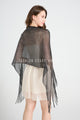 Mesh Tassel Scarf/ Shawl