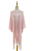 Summer Metallic Mesh Tassel Cover Up