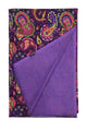 Detailed Paisley Print Wool Scarf