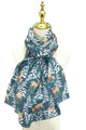 Reindeer & Christmas Tree Print Wool Scarf