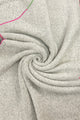Plain Contrast Stitch Wool Diagonal Edge Scarf