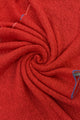 Plain Contrast Stitch Wool Diagonal Edge Scarf