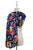 Enchanting Bird & Floral Print Wool Frayed Scarf