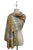 Funky Smiley Face Print Frayed Scarf