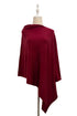 Cosy Plain Wool Poncho