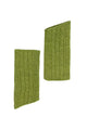Knitted Metallic Stripe Wool Fingerless Gloves