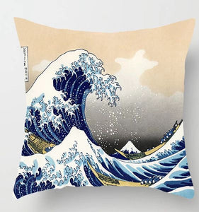 Hokusai Great Wave Cushion Cover