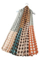 Colourful Polka Dot Print Silk Scarf