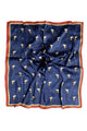 Cartoon Dog Print Square Scarf