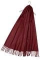 Soft Plain Cashmere Tassel Scarf