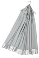 Soft Plain Cashmere Tassel Scarf