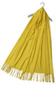 Soft Plain Cashmere Tassel Scarf