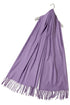 Soft Plain Cashmere Tassel Scarf