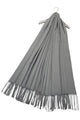Soft Plain Cashmere Tassel Scarf