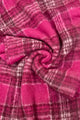 Large Tartan Check Wool Cosy Tassel Scarf