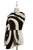 Art Deco Print Wool Frayed Scarf