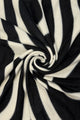 Art Deco Print Wool Frayed Scarf