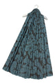 Intricate Paisley Print Wool Frayed Scarf