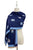 Owl Print Wool Frayed Scarf