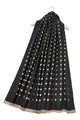 Mini Polka Dot Reversible Wool Frayed Scarf
