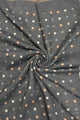 Mini Polka Dot Reversible Wool Frayed Scarf